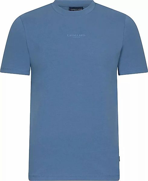 Cavallaro Darione T-Shirt Logo Blau - Größe L günstig online kaufen