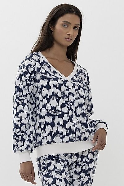 Mey Pyjamaoberteil Damen Serie Caren Ausgefallener Print (1-tlg) günstig online kaufen