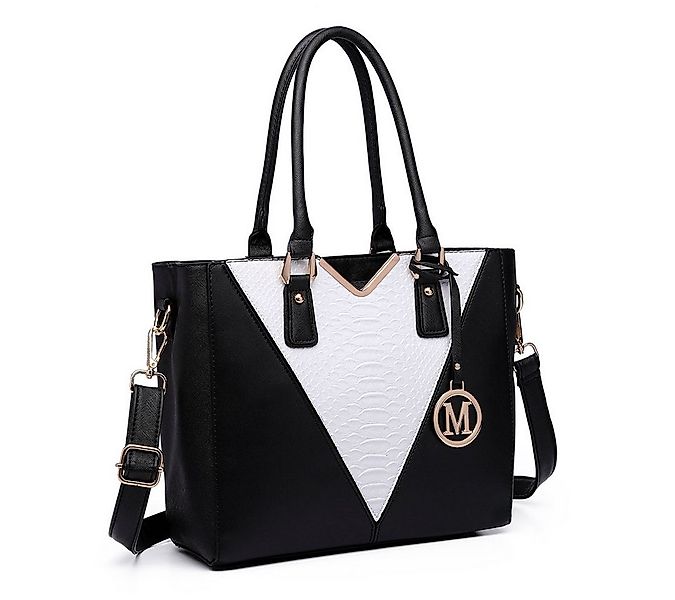 Miss Lulu Handtasche Handtasche Damen V-förmig – Große Schultertasche für B günstig online kaufen