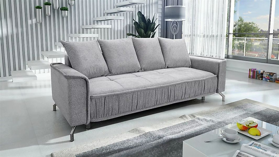 Fun Möbel 3-Sitzer Schlafsofa Sofa FLORENCE in Stoff Bubble oder Element, i günstig online kaufen