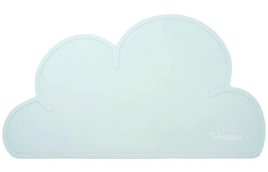 KINDSGUT Platzset Platzdeckchen Wolke, umweltfreundlich, Aquamarin günstig online kaufen