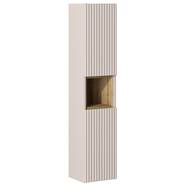 Lomadox Hochschrank NEWPORT-56-CASHMERE Badschrank in kaschmir günstig online kaufen