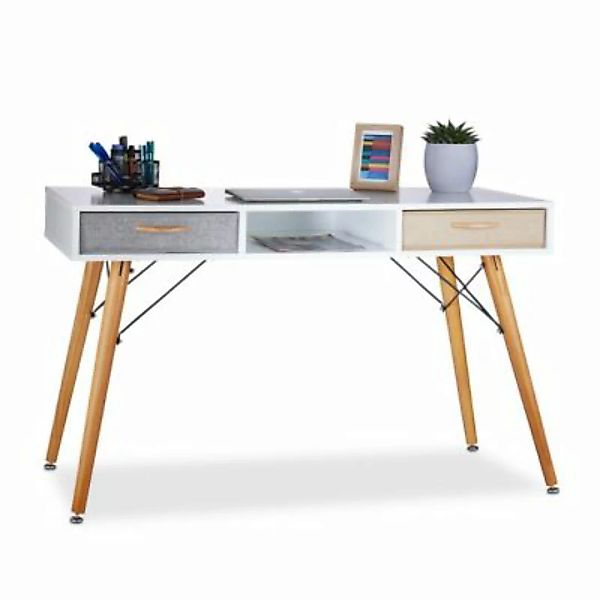 relaxdays Schreibtisch weiß günstig online kaufen