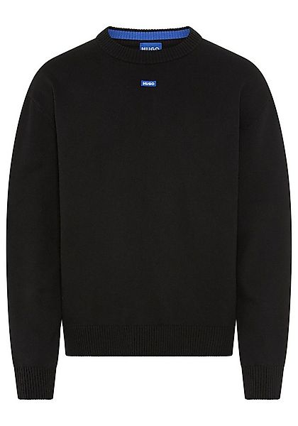 HUGO Blue Rundhalspullover San Casey relaxed fit günstig online kaufen