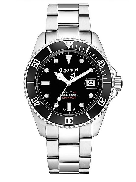 Gigandet Automatikuhr SEA GROUND, Mineralglas, Sekundenstopp, Datum, Tauche günstig online kaufen
