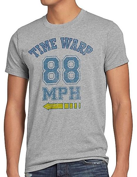 style3 T-Shirt Time Warp 88mph Flux zeitreise zurück in die zukunft delorea günstig online kaufen