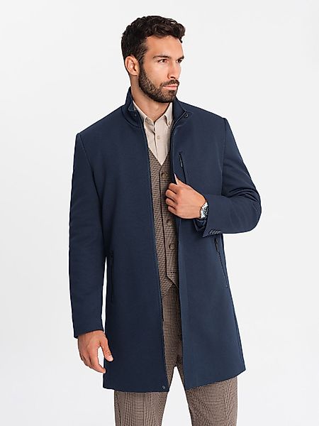 OMBRE Wintermantel Strukturierter, taillierter Mantel für günstig online kaufen