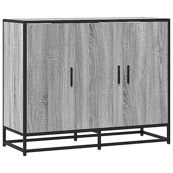 vidaXL Sideboard Sideboard Grau Sonoma 94x35x76 günstig online kaufen