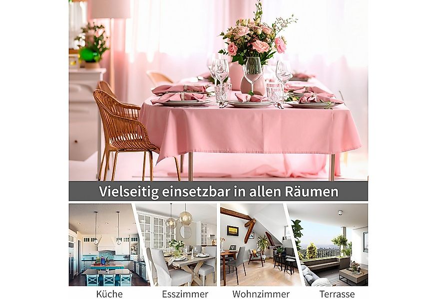 matches21 HOME & HOBBY Tischdecke Tischdecke 85 x 85 cm für Küche & Esstisc günstig online kaufen