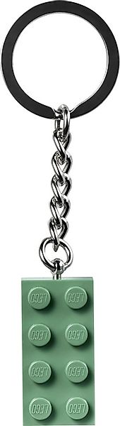 LEGO® Schlüsselanhänger Set LEGO: Schlüsselanhänger mit sandgrünem 2x4 Stei günstig online kaufen