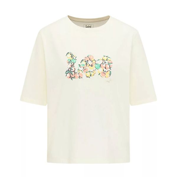 Lee Graphic Kurzärmeliges T-shirt S Ecru günstig online kaufen