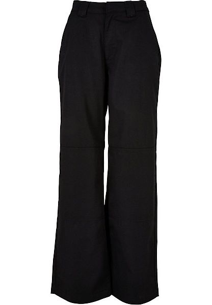 URBAN CLASSICS Stoffhose Urban Classics Damen Ladies Straight Leg Workwear günstig online kaufen