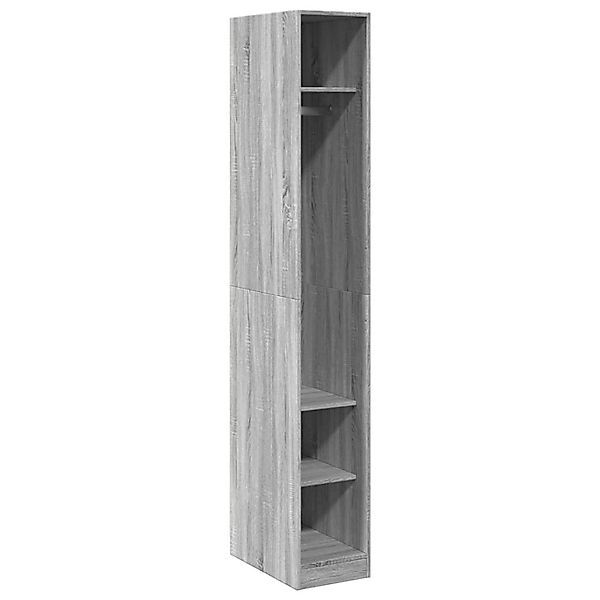 vidaXL Kleiderschrank Grau Sonoma 30x50x200 cm Holzwerkstoff 3307689 günstig online kaufen