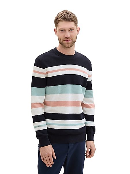 TOM TAILOR Strickpullover im Streifen-Design günstig online kaufen