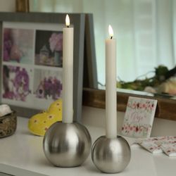 Deluxe Homeart LED-Kerze LED Stabkerzen Mia günstig online kaufen