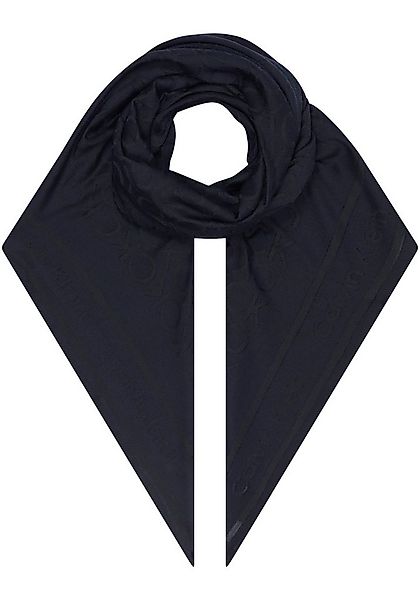 Calvin Klein Schal BURNOUT MONOGRAM SCARF, CK-Muster, Quadratisches Format günstig online kaufen