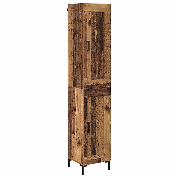 vidaXL Highboard Altholz 34,5 x 34 x 180 cm Holzwerkstoff 3415692 günstig online kaufen