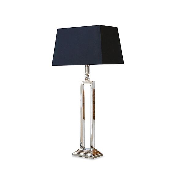 Mirabeau Tischleuchte Tischlampe Kinshaa schwarz/silber günstig online kaufen
