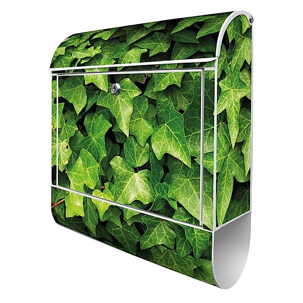 Banjado Design Briefkasten Weiß Pulverbeschichtet 39x47x14cm 2 Schlüssel Mi günstig online kaufen