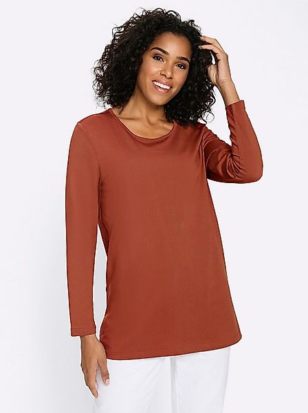 Sieh an! T-Shirt Longshirt Langarm günstig online kaufen