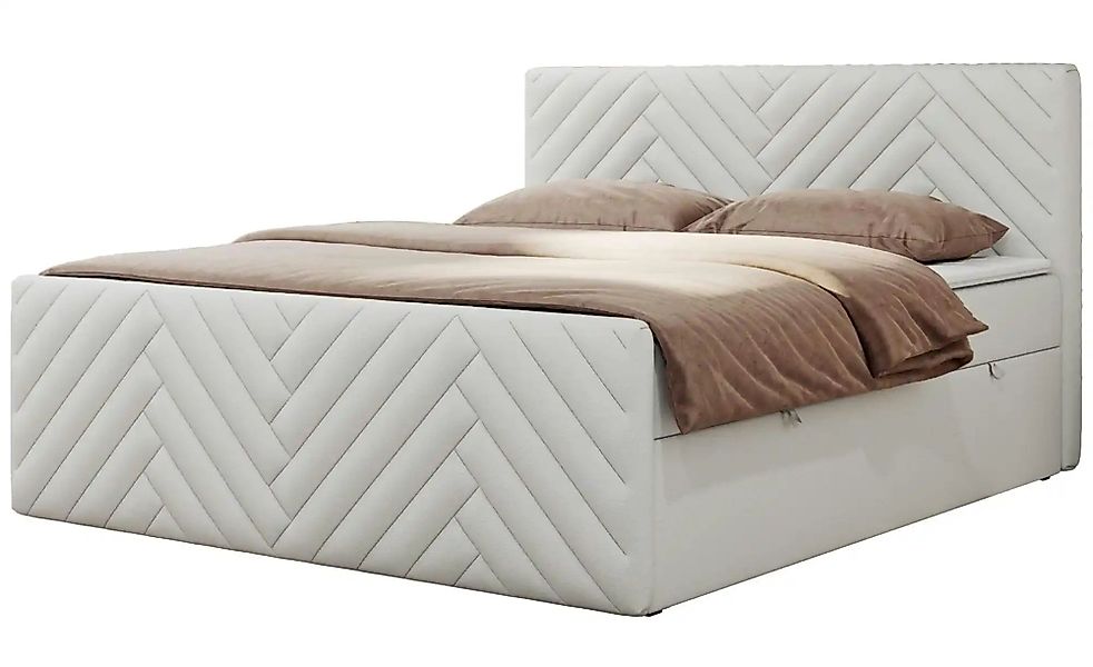Boxbett mit Bettkasten Paris Duo ¦ weiß ¦ Maße (cm): B: 201 H: 110 Betten > günstig online kaufen