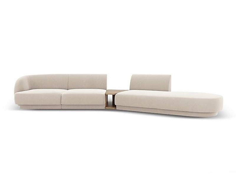 Micadoni Sofa Miley, modular 4-Sitzer mit 1 Armlehne günstig online kaufen