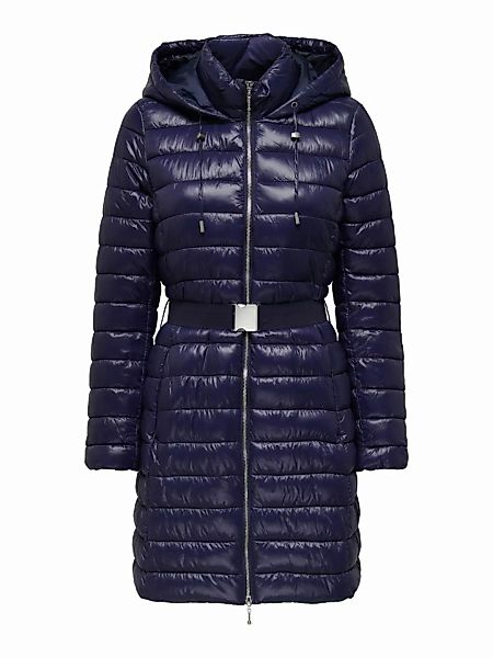 ONLY Stepp Gürtel Mantel Damen Blau günstig online kaufen