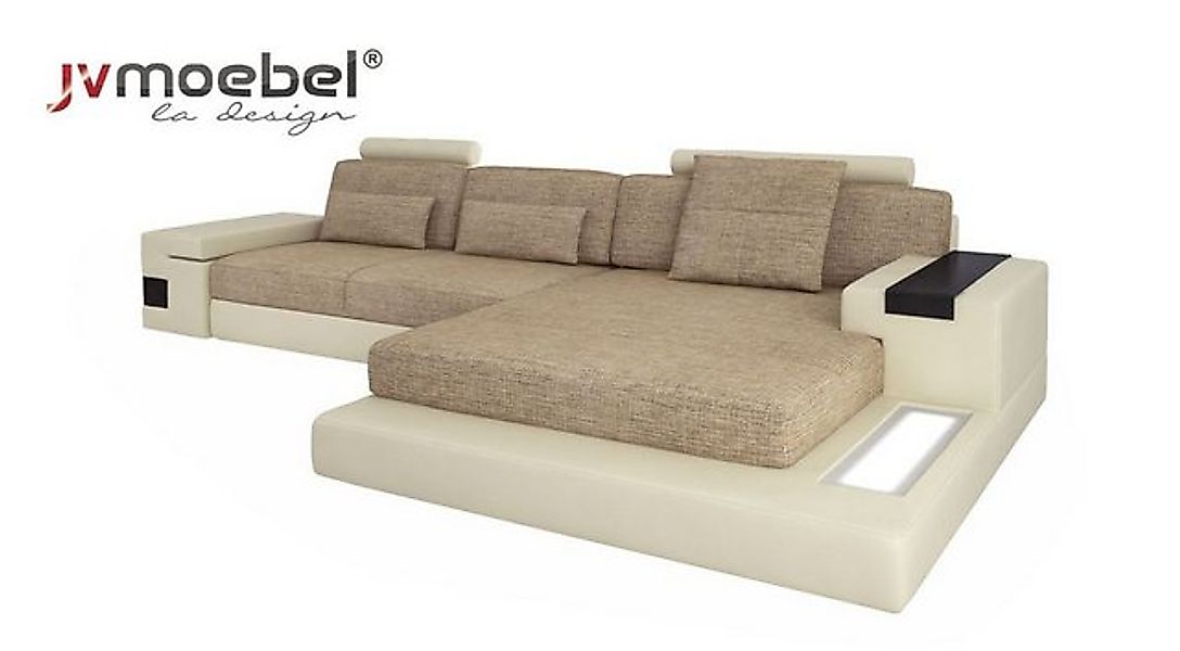 Xlmoebel Ecksofa Neu Ecksofa Design Couch in modernem Textilbezug für Wohnl günstig online kaufen