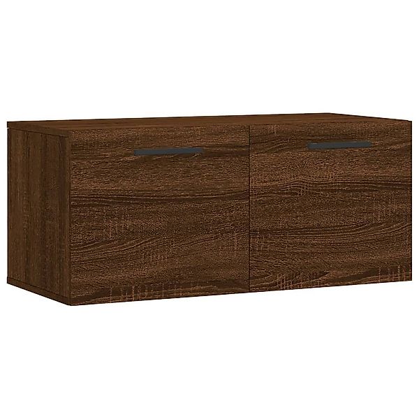 vidaXL Hängeschrank Wandschrank Braun Eichen-Optik 80x36,5x35 günstig online kaufen