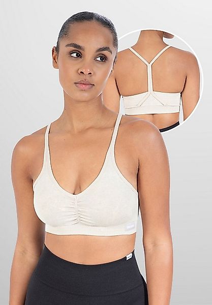 Smilodox Sport-BH Batik Scrunch Icon, Push Up BH ohne Bügel V-Ausschnitt Fi günstig online kaufen