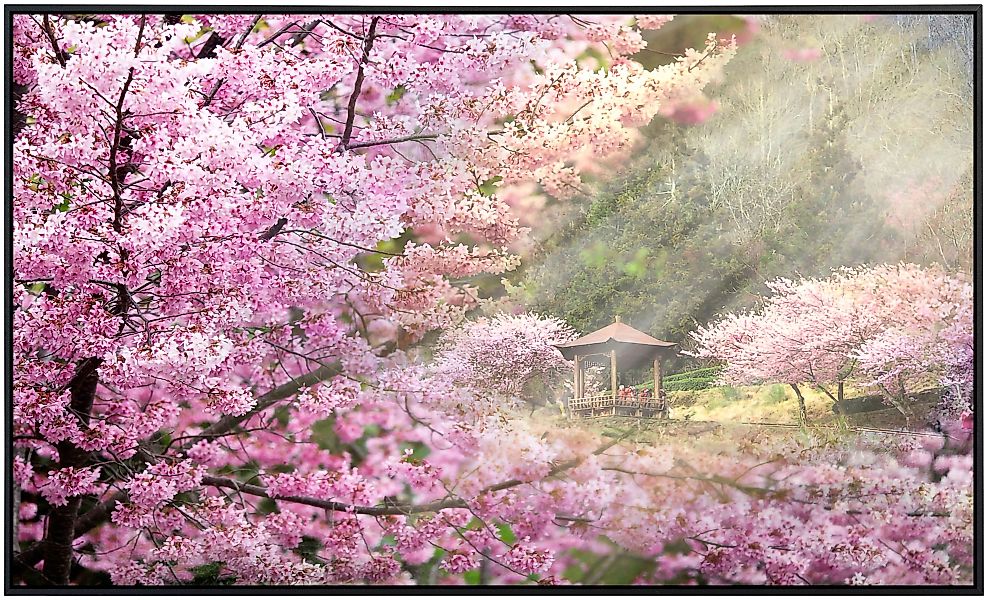 Papermoon Infrarotheizung »Kirschblüten Bäume«, sehr angenehme Strahlungswä günstig online kaufen