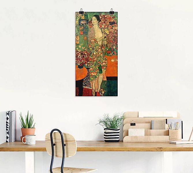 Artland Wandbild "Die Tänzerin", Frau, (1 St.), als Leinwandbild, Poster, W günstig online kaufen