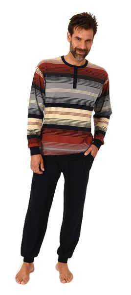 Normann Pyjama Normann Herren Schlafanzug lang günstig online kaufen