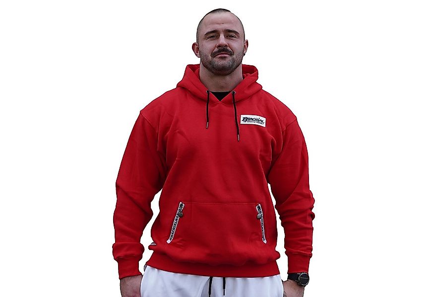 BRACHIAL THE LIFESTYLE COMPANY Kapuzensweatshirt Brachial Hoody "Rude" rot günstig online kaufen