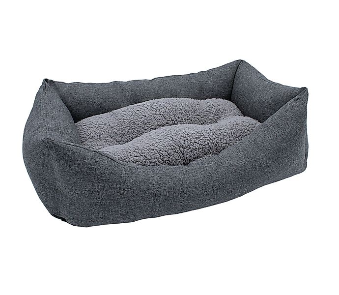 Spetebo Hundekorb Plüsch Heimtier Korb in günstig online kaufen