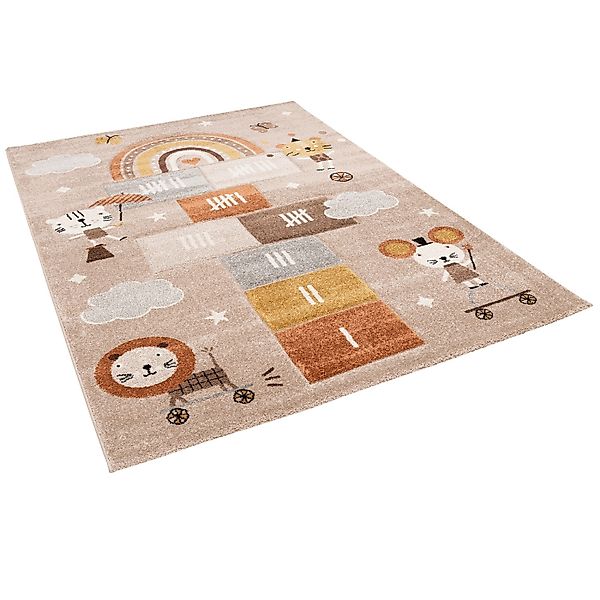 Pergamon Kinder Teppich Maui Kids Spielwelt Beige 80x150cm günstig online kaufen