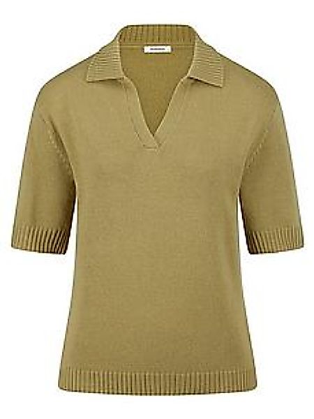 Pullover Polokragen Peter Hahn grün günstig online kaufen