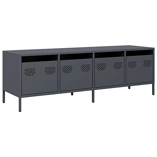 vidaXL TV-Schrank Anthrazit 135x39x43,5 cm Kaltgewalzter Stahl 851306 günstig online kaufen