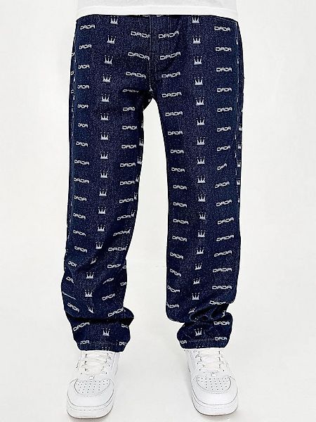 DADA Supreme Regular-fit-Jeans Mit durchgehendem Logo-Muster und lockerer P günstig online kaufen