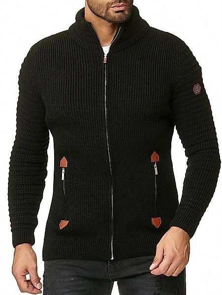 RedBridge Strickjacke aus Grobstrick mit praktischen Reißverschlusstaschen günstig online kaufen