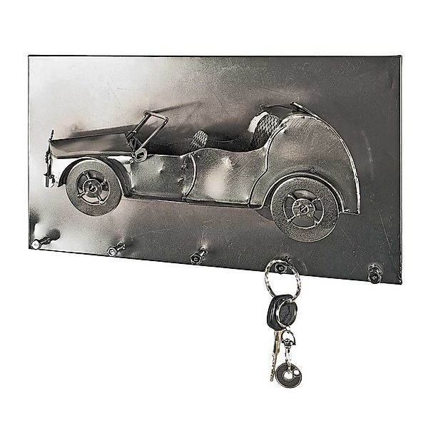 Wandgarderobe mit Oldtimer Motiv Metall günstig online kaufen