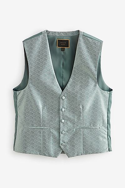 Next Frackweste Jacquard-Weste mit Blattmuster (1-tlg) günstig online kaufen