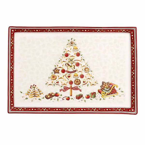 Villeroy & Boch Servierplatte »Gebäckplatte Winter Bakery Delight 40 x 27,5 günstig online kaufen