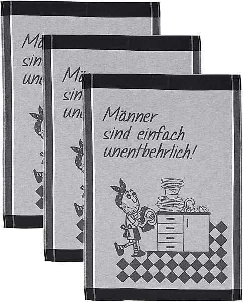ROSS Geschirrtuch Männer sind einfach unentbehrlich, günstig online kaufen