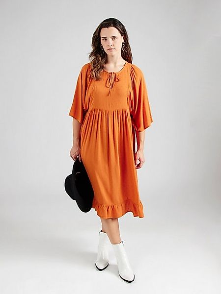 ONLY CARMAKOMA Blusenkleid CARELEANOR (1-tlg) Volant günstig online kaufen