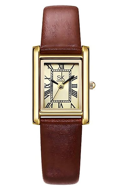 ibettertec Quarzuhr Quarzuhr, Armbanduhr Leder Damen Uhr, Multifunktionsuhr günstig online kaufen