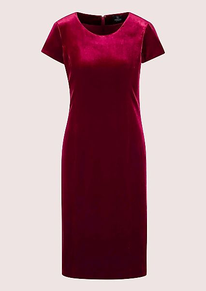 MADELEINE Sommerkleid "Etuikleid Kurzarm Samtkleid in Midilänge" Samtkleid günstig online kaufen