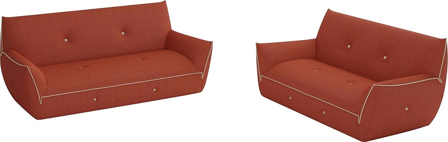 Egoitaliano Polstergarnitur »Yuki, extravagantes Design und höchster Sitzko günstig online kaufen
