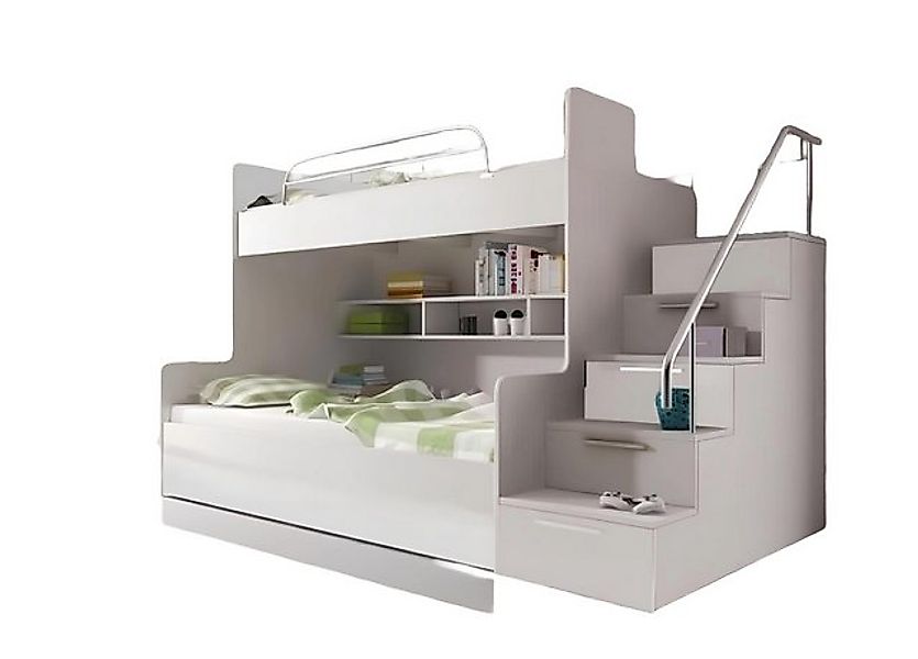 JVmoebel Hochbett Etagen Bett Kinderzimmer Betten Hochbett Doppelstockbett günstig online kaufen