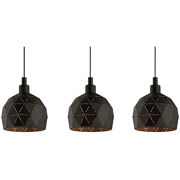 EGLO Hängeleuchte »ROCCAFORTE« E14 1 Stk. Hängeleuchte - L75 x B17 x H110 c günstig online kaufen